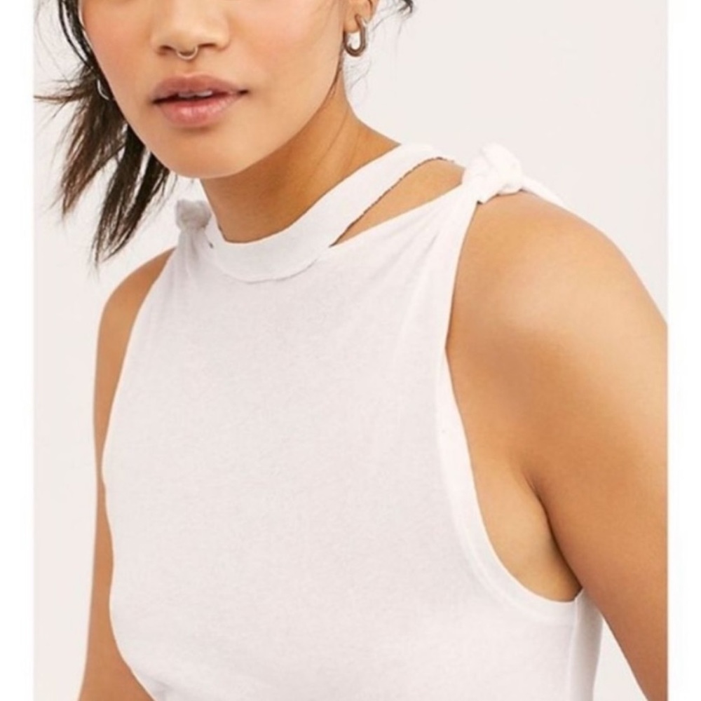 FP WTF | Twist Shoulder Knot Tank Top